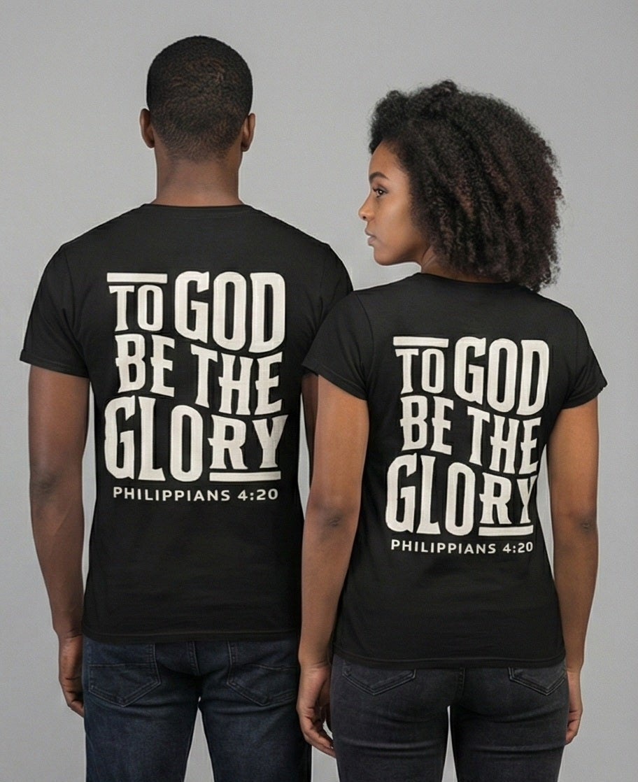 To God be the Glory Tee - Black
