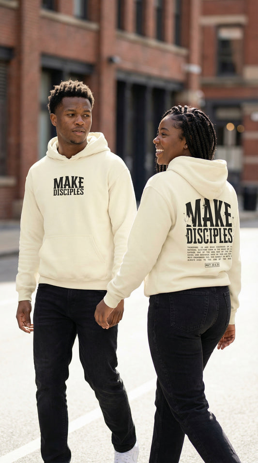 Make Disciples Hoodie - Creme
