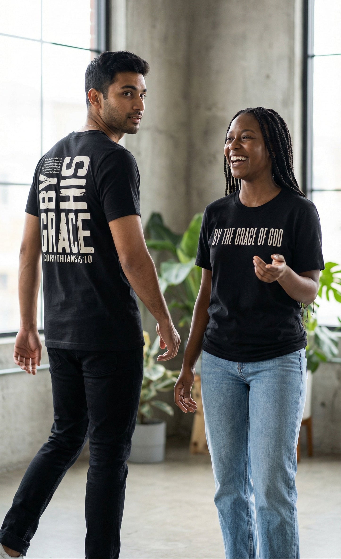 By His Grace Tee - Black