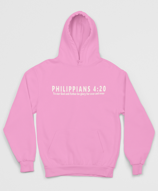 To God be the Glory Hoodie - Pink