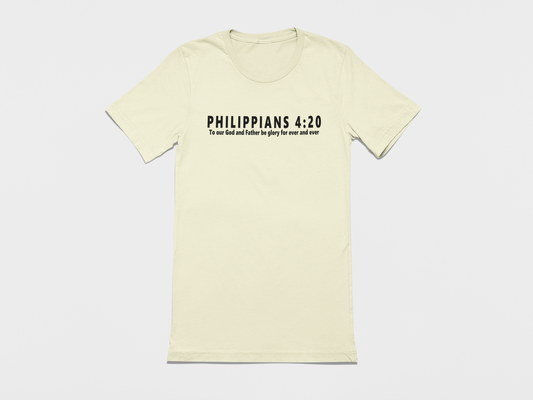 To God be the Glory Tee - creme