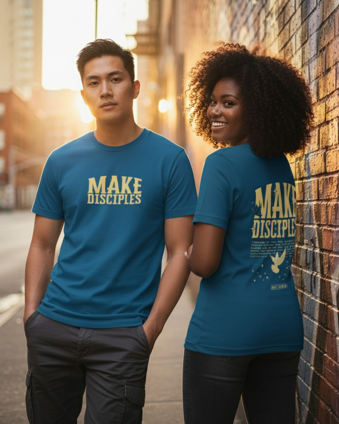 Make Disciples Tee - Blue