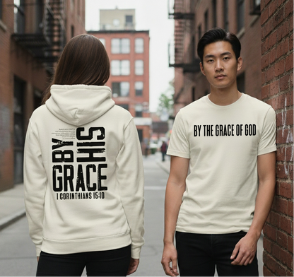 By His Grace Tee - Creme