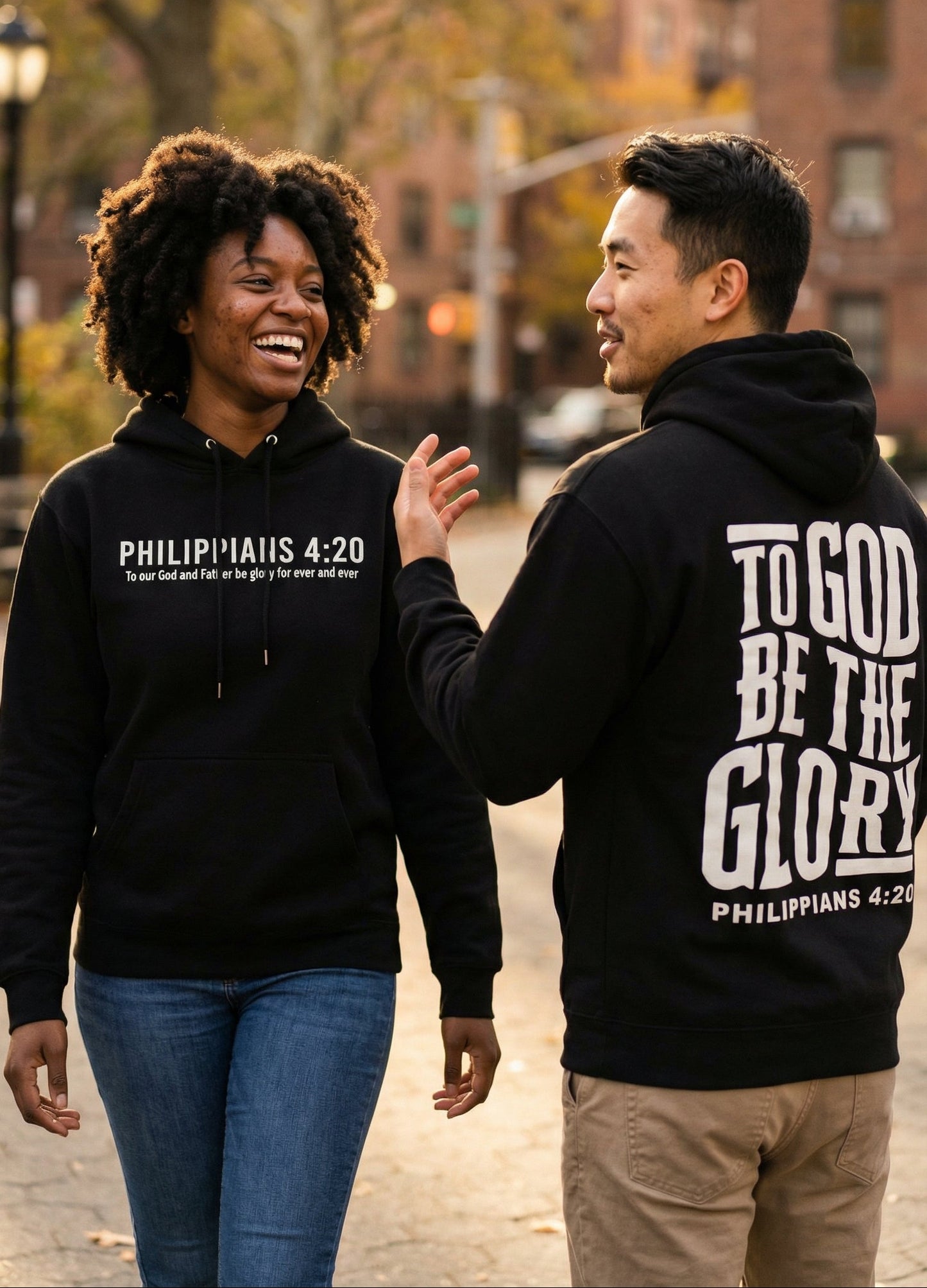 To God be the Glory Hoodie - Black