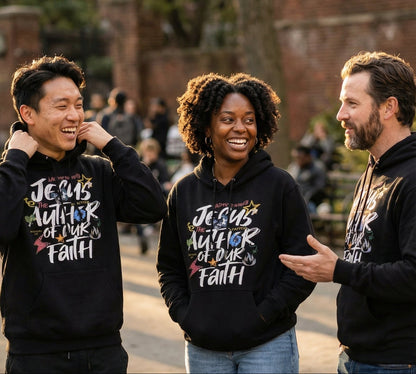 Jesus The Author Hoodie - Black