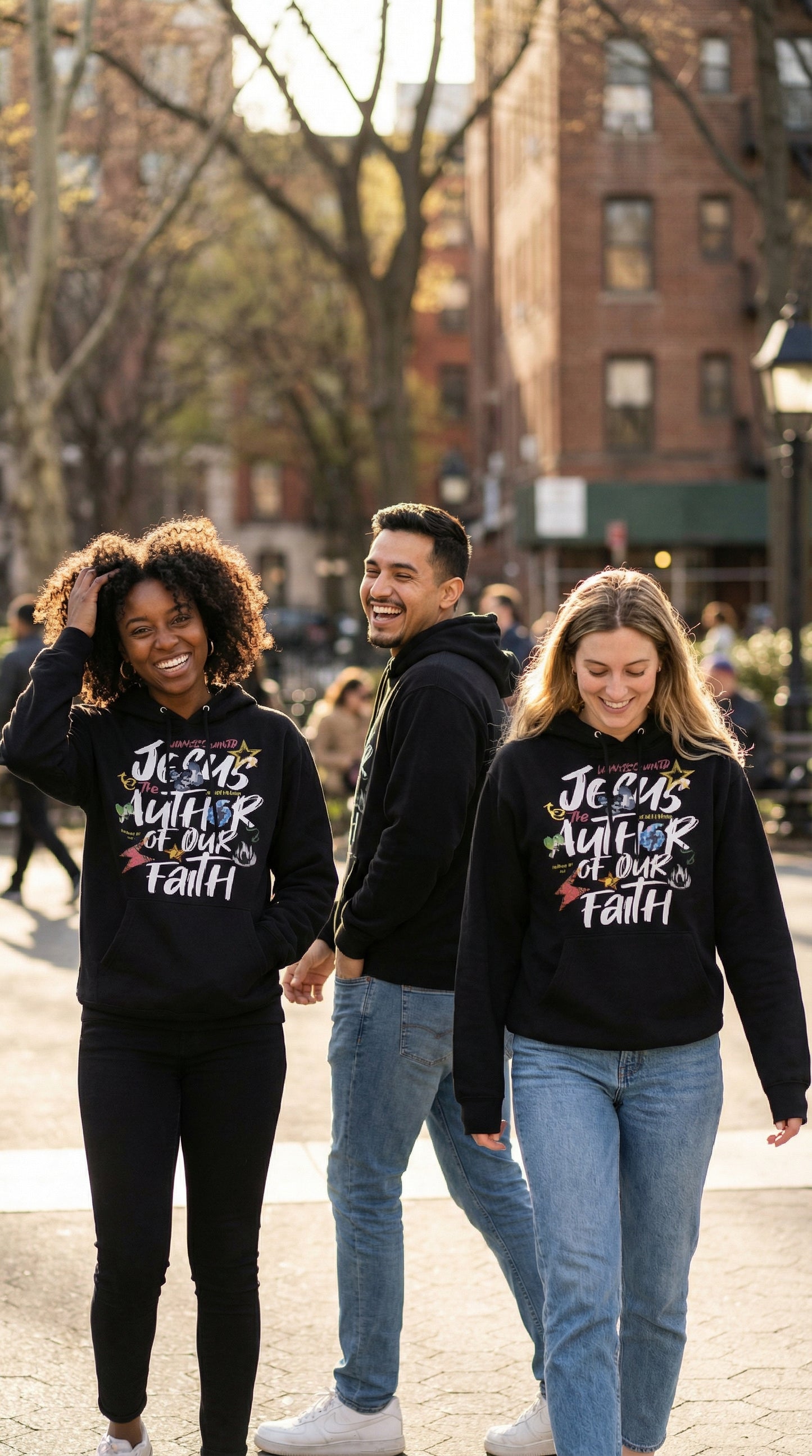 Jesus The Author Hoodie - Black