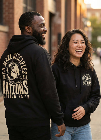 Go Make Disciples of All Nations Hoodie - Black
