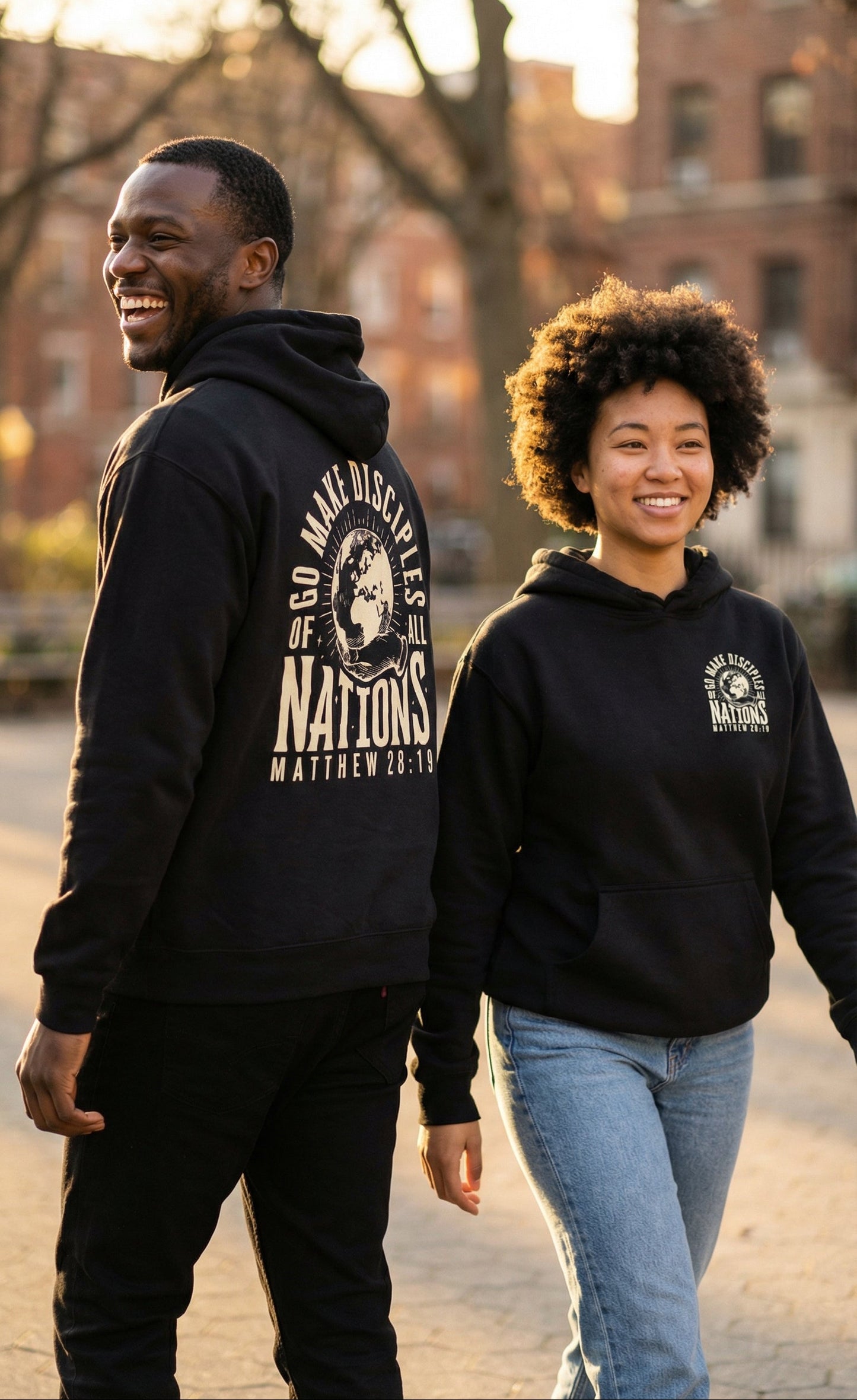 Go Make Disciples of All Nations Hoodie - Black