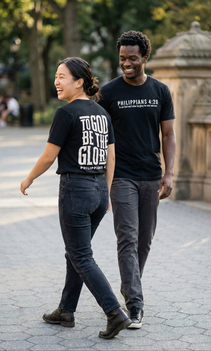 To God be the Glory Tee - Black