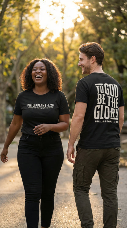 To God be the Glory Tee - Black