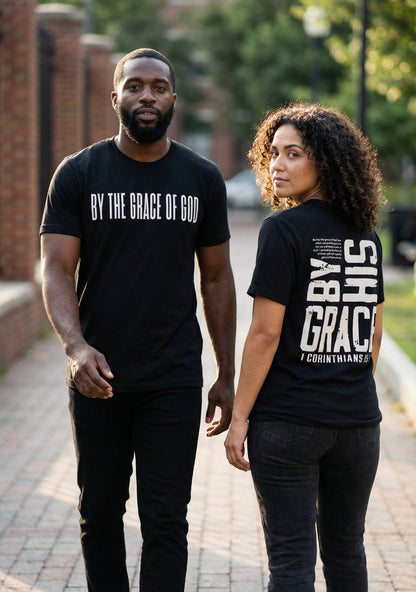 By His Grace Tee - Black