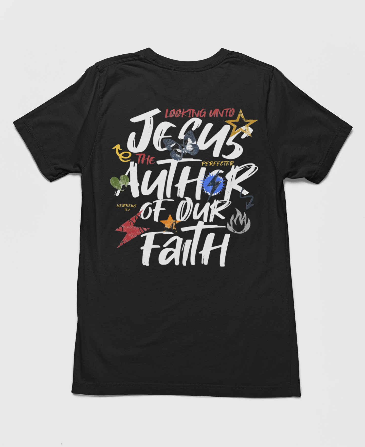 Jesus The Author Tee - Black