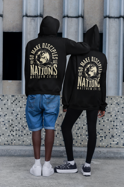 Go Make Disciples of All Nations Hoodie - Black