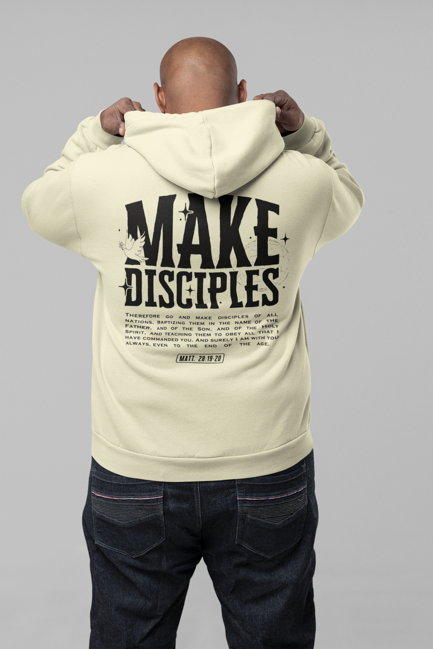 Make Disciples Hoodie - Creme