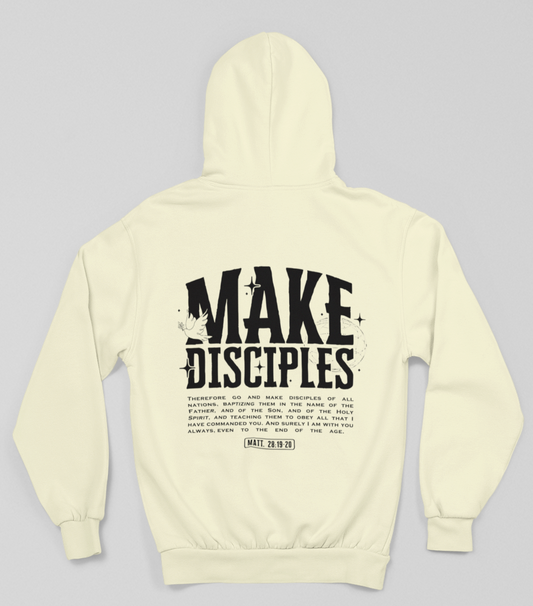 Make Disciples Hoodie - Creme