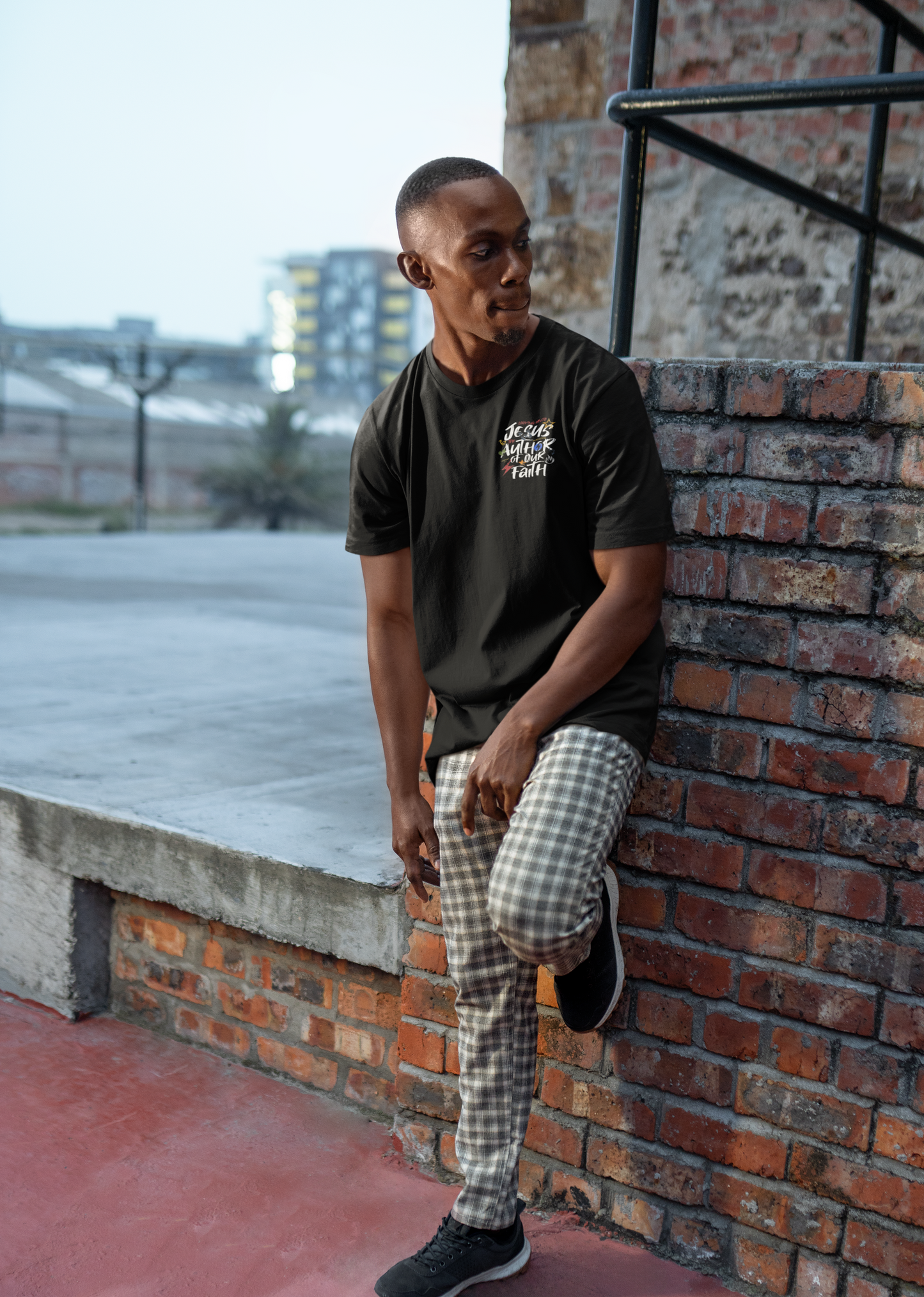 Jesus The Author Tee - Black