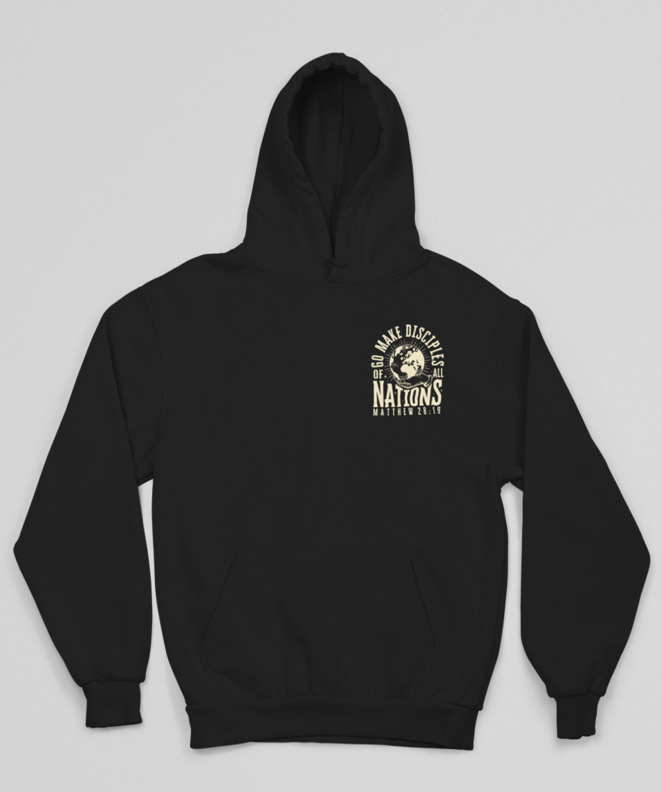 Go Make Disciples of All Nations Hoodie - Black