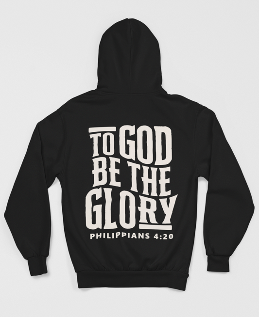 To God be the Glory Hoodie - Black