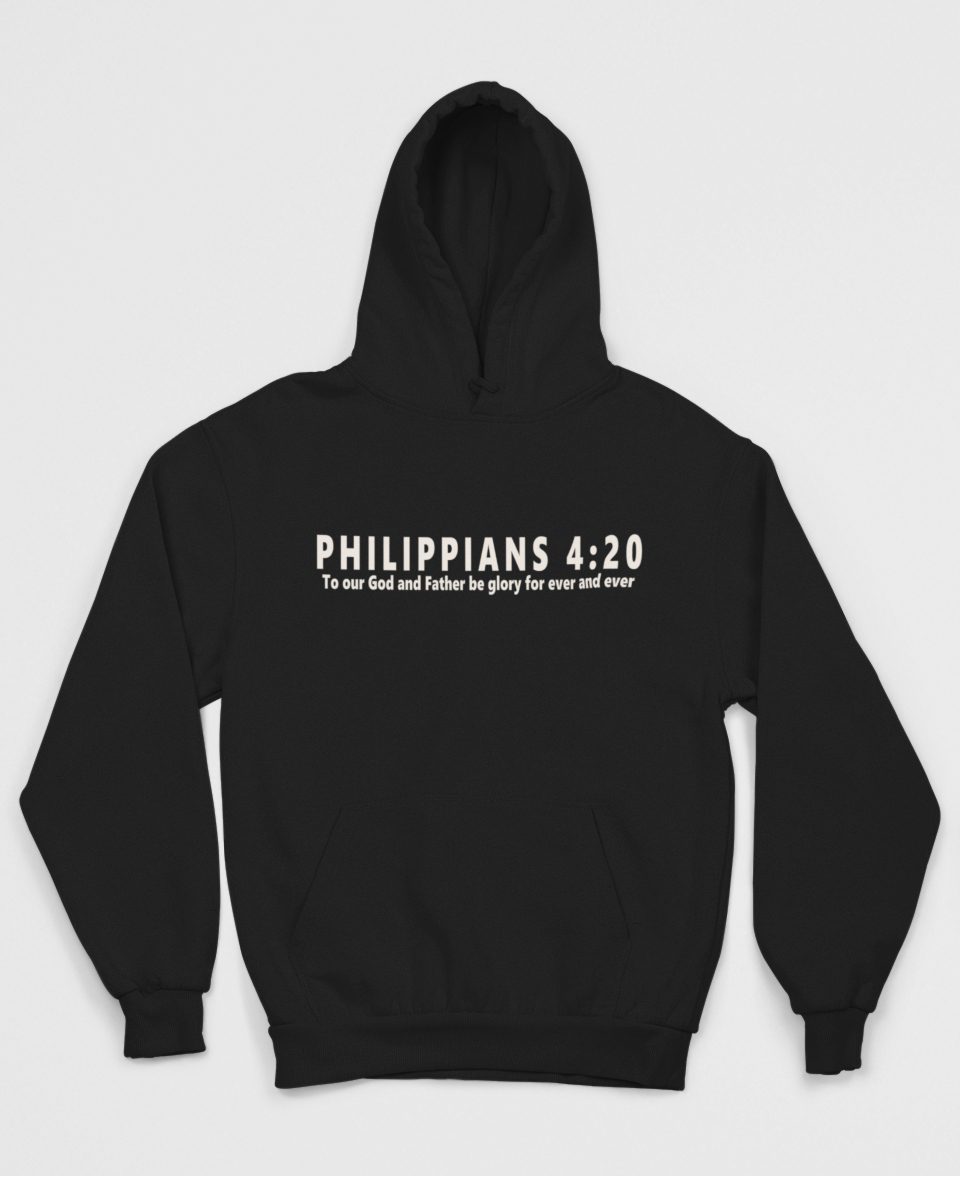 To God be the Glory Hoodie - Black