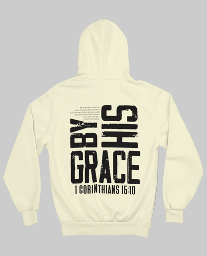 By His Grace Hoodie - Creme
