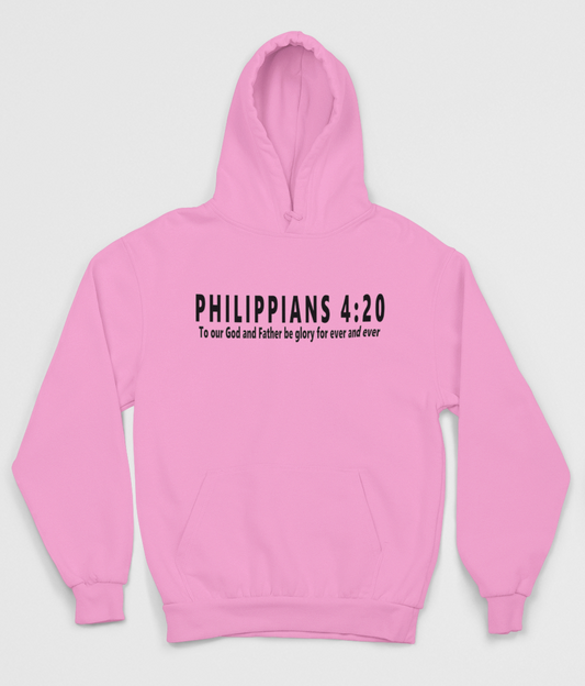 To God be the Glory Hoodie - Pink