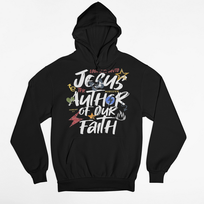 Jesus The Author Hoodie - Black