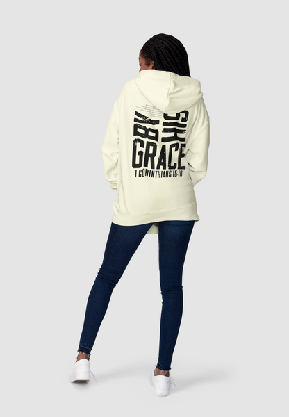 By His Grace Hoodie - Creme