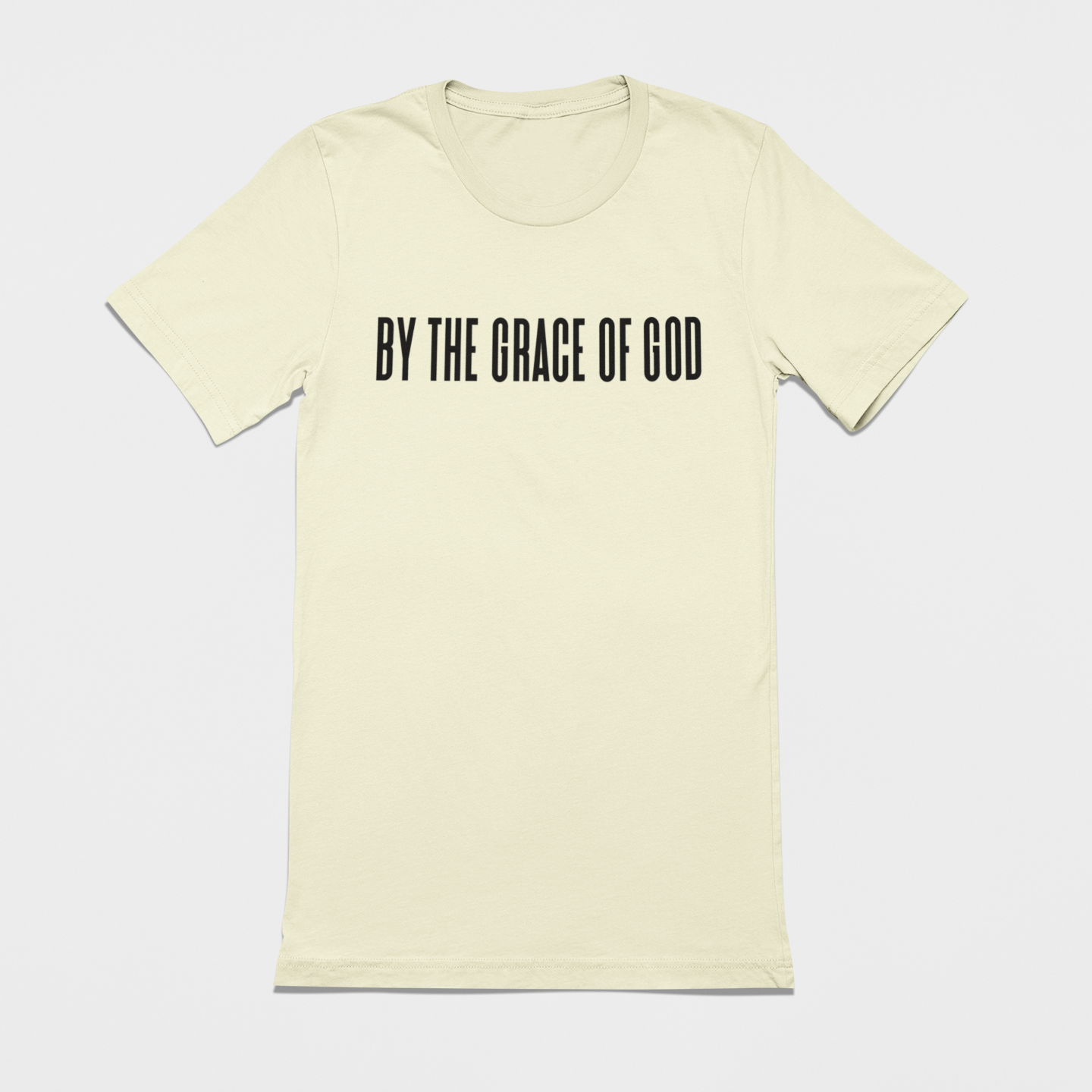 By His Grace Tee - Creme