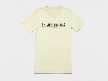 To God be the Glory Tee - creme