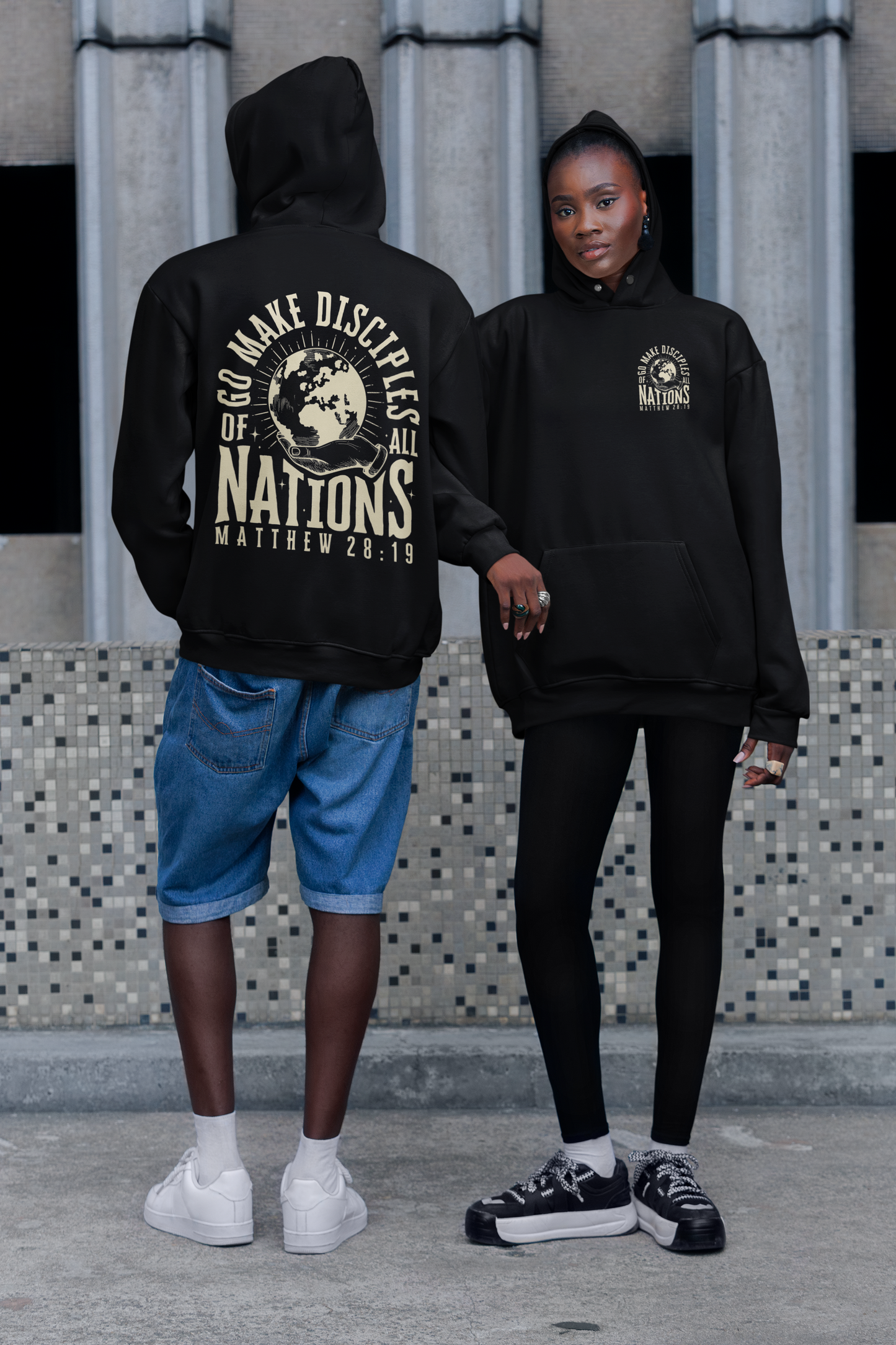 Go Make Disciples of All Nations Hoodie - Black