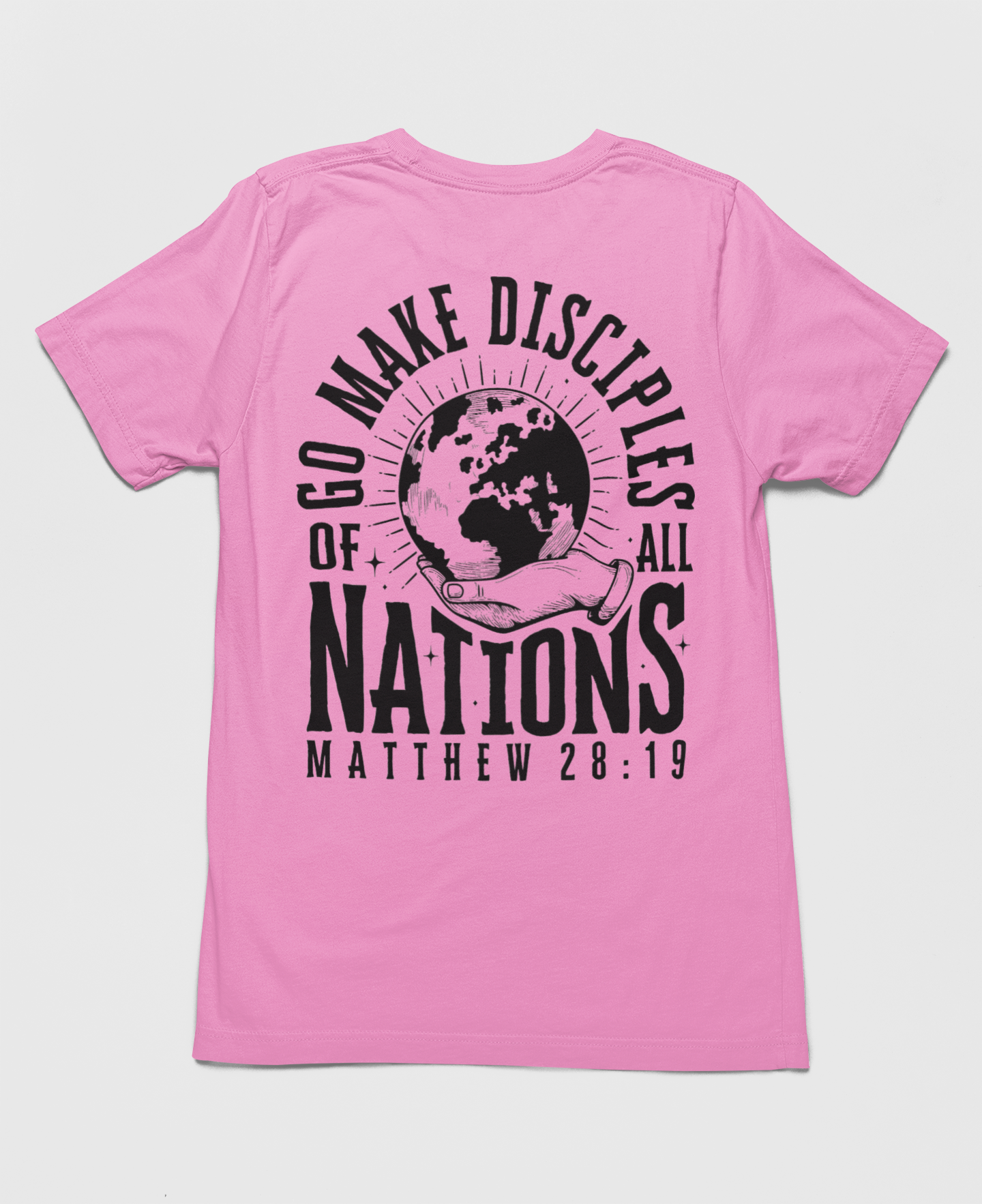 Go Make Disciples of All Nations tee - Pink